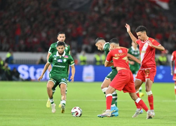  بحضور زياش وبرقوق.. تشكيلتا الرجاء والوداد للديربي