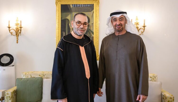  الرئيس الإماراتي محمد بن زايد يستقبل الملك محمد السادس خلال زيارة خاصة للمغرب