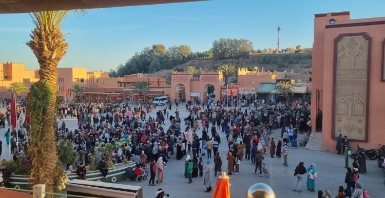  ساحة الموحدين بورزازات.. القلب النابض لمدينة الألف قصبة وقصبة