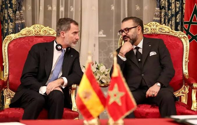  الملك محمد السادس لملك إسبانيا: إنني والشعب المغربي نشاطركم مشاعر الفرح بإحراز لقب كأس العالم