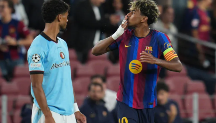  لامين جمال يدخل تاريخ برشلونة برقم قياسي جديد