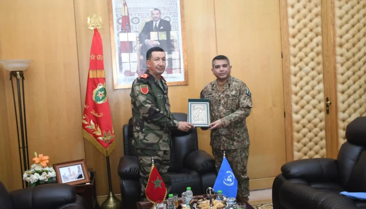  قائد “المينورسو” الجديد يستهل مهامه بلقاء المفتش العام للقوات المسلحة الملكية
